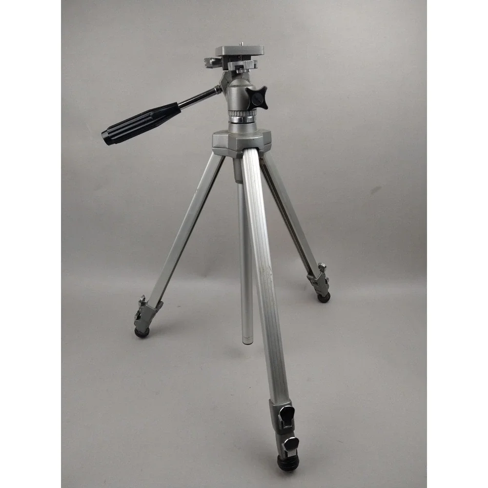 Velbon VE-3‎ Camera Tripod - Made In USA Vintage Expanding Aluminum